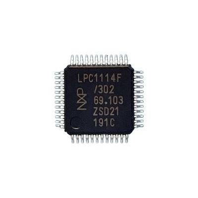 China LPC1114F LPC1114FBD48 chip 301 302 303 QFP48 microcontroller IC chip for sale