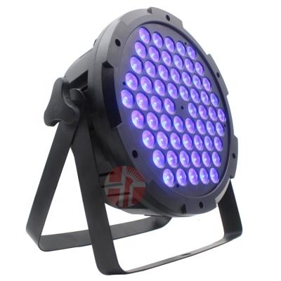 China Concerts 60x3w 3in1led indoor plastic housing DMX 512 RGB par stage light led par light with cheap price for sale