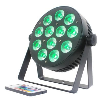 China Concerts Led Stage Lights DJ 12x8w 4in1rgbw Led Par 56 Stage Lighting Mini Wedding Led Flat Par for sale