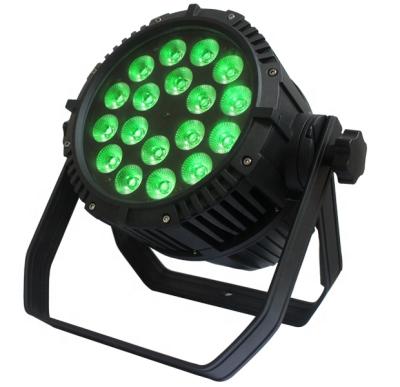 China Concerts dmx led stage light 6in1 outdoor par light stage led rgbwauv 18x18w led par 64 rgb dmx stage lighting for sale