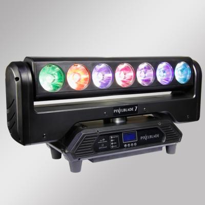 China Concerts 7x15w wholesale rgbw 4in1 pixel blade led moving beam lighting dj led moving pixel beam bar light for sale