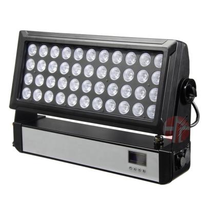 China 2019 concerts led light stage 44x10w 4in1 rgbw wall seal waterproof flood lights for building wash effect for sale