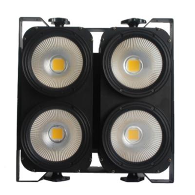 China Concerts dmx control 4 eyes 100w COB warm white stage led blinder light for sale