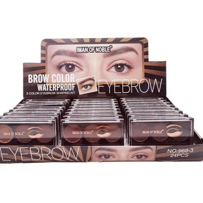 China NOBLE Waterproof IMAN Waterproof And Sweat 3 Color Groups - Proof 2 Eyebrow Powder +1 Eyebrow Cream 2 In One for sale