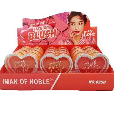 China IMAN natural lasting fixed makeup waterproof NOBLE 3 kinds of color department cheek orange red for sale