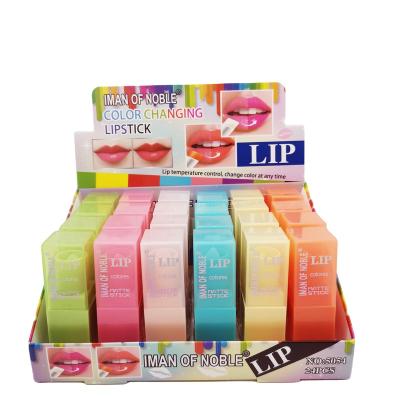 China IMAN NOBLE color changing lip balm waterproof does not fade or stick in the cup for sale