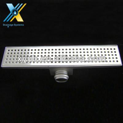 China Strainer Mode Down Linear Shower Outlet Side Drain Linear Drain for sale