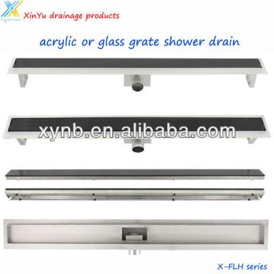 China WET Strainer SHOWER DRAIN CHANNEL ROOM STAINLESS STEEL LINEAR DRAIN for sale