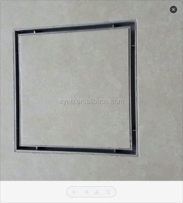 China Square Strainer Stainless Steel Tile Insert Floor Drain Grate for sale