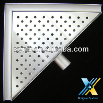 China triangular strainer stainless steel shower drain/triangular floor drain/stainless steel floor drain for sale