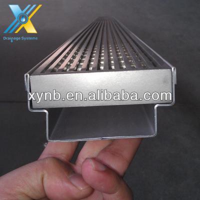 China Strainer Stainless Steel Swimming Pool Ditch Drain Wedge Wire Floor Grate for sale