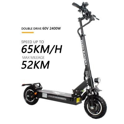 China 2400W 60V 10inch Electric Tire Scooter-Electric Scooter Unisex Price Halo Knight T103 for sale