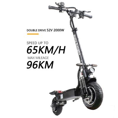 China 2000W Electric Scooter Warehouse 52V EU Style Unisex Electric Motorcyle Scooter With 25KM/H Speed ​​Limiter for sale