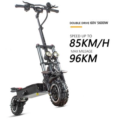 China Warehouse 5600W 60V Unisex Electric European Scooter Fast Speed ​​85KM/H Electric Scooter With Seat Halo Knight for sale