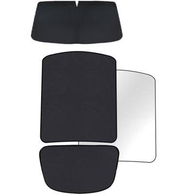 China Single color without model product price TS-1002 high quality sunshade for unopenable version Tesla S model 4pcs/set for sale