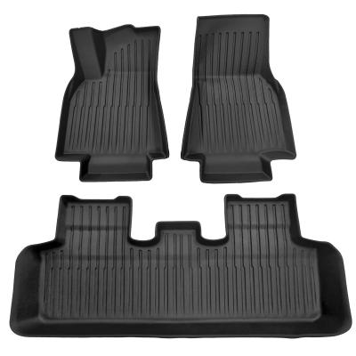 China Single Color Without The Model New Arrival TY-1007 Floor Foot Mat For Tesla Y Model 20-22 Years Old Car Accessories for sale