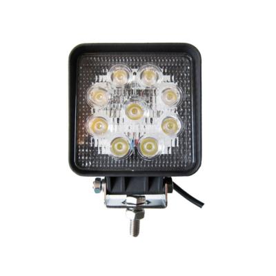 China Aluminum Alloy 4 Inch Square Led Driving Light 27w Led Fog Light Waterproof IP68 LED927S for sale