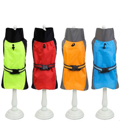 China Portable Large Size Viable Dog Pet Raining Jacket, Pet Cloth Dog Raincoat, Pet Raincoat Clothes For Large Dogs for sale