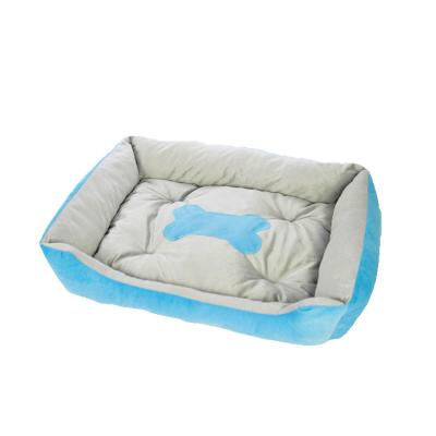 China 2021 Designs Breathable Faux Fur Dog Cat Bed Multifunctional Washable Cooling Pet Mattress With Removable for sale