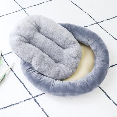 China New Designer Plush Cushion Perros Cama Para Perros Puppy Dog Cat Bed Sleeping Cooling Mat Washable for sale