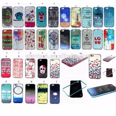 China PC Frame TPU Phone Case Custom Design Logo Printed Back Phone Cover For iphone 6s for sale