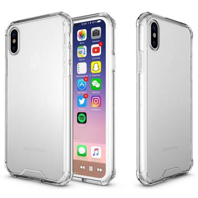 China Clear Case with Colorful Frame Clear Hard PC Case for iphone 6 plus 6s with Shockproof Frame for sale