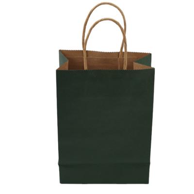 China Recycled Materials Gift Bag With Non Pollution Customized Paper Bags Logo Printing Superior Processing Handles Performance for sale