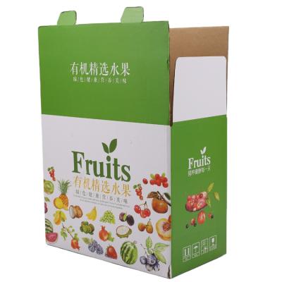 China China Recyclable Factory Cheap Price Corrugated Fruit Vegetable Cardboard Paper Packaging for sale