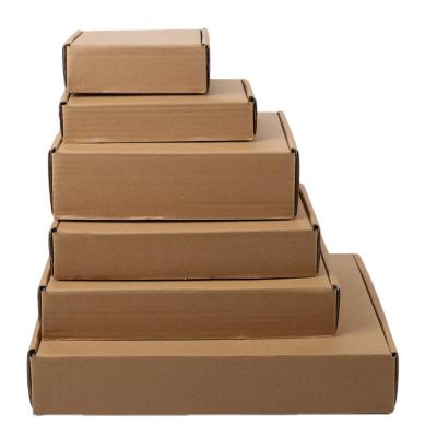 China Cheap Disposable Cosmetic Containers Kraft Cardboard Flat Cardboard Box for sale