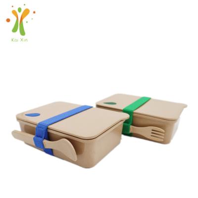 China Minimalist Biodegradable Wheat Straw Lunch Box Containers Bento Rice Husk Eco Lunch Box for sale