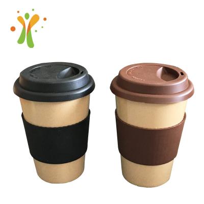 China Sustainable Reusable Coffee Product Rice Pod Reusable Travel Mug Large Coffee Mug Wholesale Eco-Friendly for sale