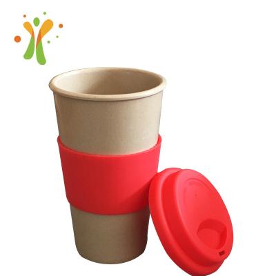 China Biodegradable Eco Travel Coffee Cup Sustainable Eco Friendly Rice Pod Reusable Coffee Cups for sale