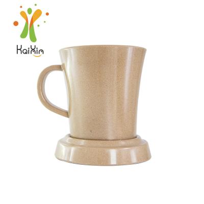 China Sustainable Feature Party Rice Husk Juice Cup Holder Eco - Friendly for sale