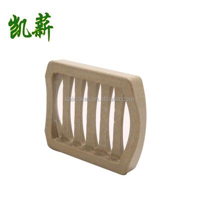 China Easy Clean Natural Materials 100% Rice Strip Portable Anti Bacterial Bamboo Soap Dish Holder for sale