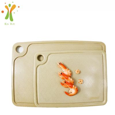 China New Design Sustainable Biodegradable Tableware Rice Husk Different Size Cutting Board for sale