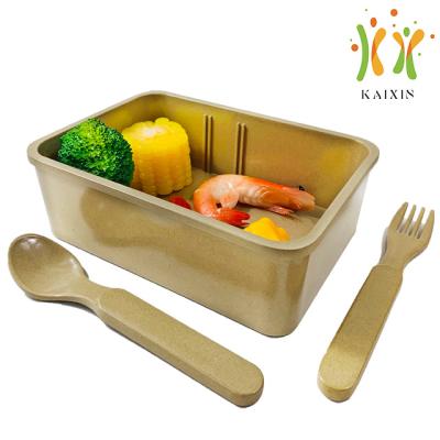 China Green Eco - Friendly Disposable Kids Lunch Box Bento Safe Box For Kids Lunch Box for sale