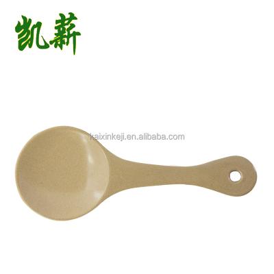 China Long Handle Family Dining Sustainable Rice Husk Bamboo Fiber Cooking Spoon Pocket Set Kitchen for sale