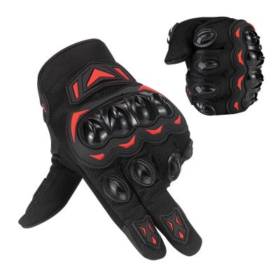 China OEM ODM waterproof black red pro logo sport breathable motorcyclists racing motorcycle cycling cycling riding gloves for sale