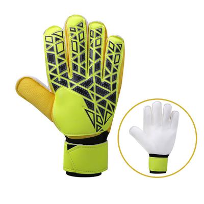 China finger & High Quality Thumb Pad Top Customize Kid Youth Logo Imported Goalkeeper Gloves With Strong Grip for sale