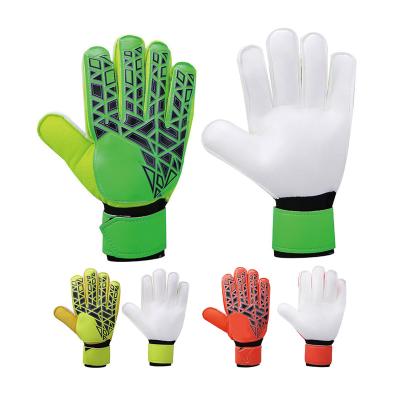 China finger & Thumb Protection Latex Material Professional Sports Goalie Soccer Football Goalkeeper Futsal Gloves for sale