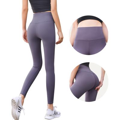 China Breathable Private Label Plus Size Tummy Control Recycled Stretch Fabric 4 Way Yoga Pants Leggings High Waist Fashion Exercise for sale