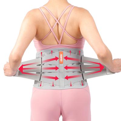 China Elasticity Brace Lumbar Belt Men Women Life Sports Compression Metal Support Unisex Breathable Adjustable Waist Adjustable for sale