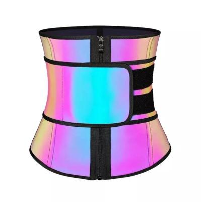 China Women Antibacterial Custom Latex Slimming Girdle Sports Workout Shaper Shaper Sweated Corset Waist Trainer for sale