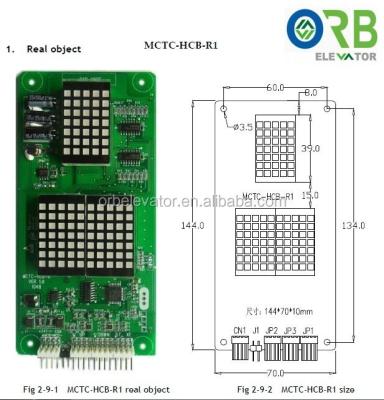 China Hotel Monarch NICE3000 Dot Matrix LED Display Panel MCTC-HCB-R1 for sale