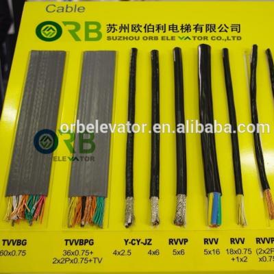 China Modern TVVBPG Elevator Flat Cable Elevator Traveling Cable for sale