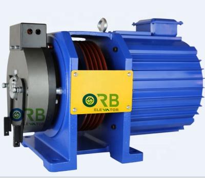 China modern elevator traction machine, gearless traction machine, PM motor for villa elevator parts for sale