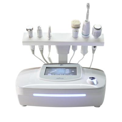 China Skin Tightening 6 in 1 Multifunctional Beauty Equipment Dermabrasion Peeling Machine Ultrasonic Facial Beauty Equipment for sale