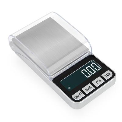 China Fashion Design Large LCD Screen 0.01g Digital Electronic Pocket Scale Diamond Pocket Scale for sale