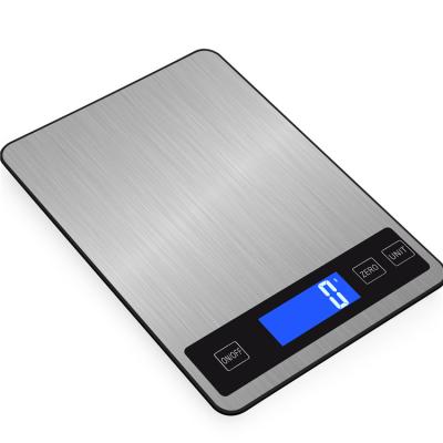 China With Scale Tray Digital Kitchen Scale Stainless Steel Wholesale Electronic Balance Weighing Food Scale For Kitchen 10 Kg for sale