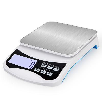 China Weight Measuring China Factory New Design 10KG Stainless Steel Platform Digital Kitchen Food Scales Electronic Kitchen Balance for sale